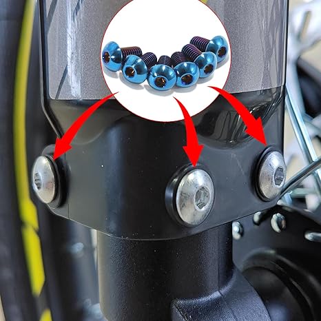 Brake Disc Front Mounting or Fork Guards Titanium Bolts for Surron Light Bee X