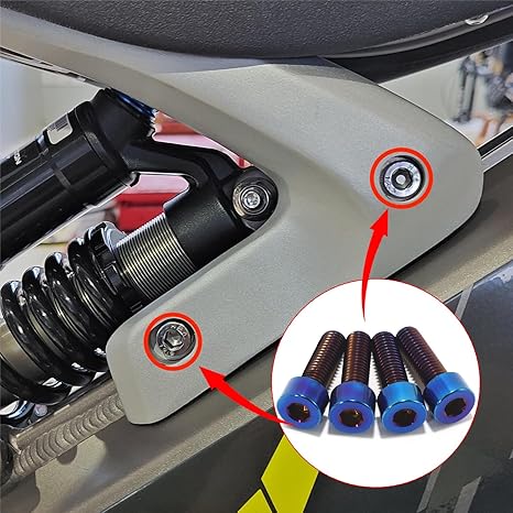 Foot Rest Bracket Titanium Bolts for Surron Light Bee X and used for 3 Other Bikes