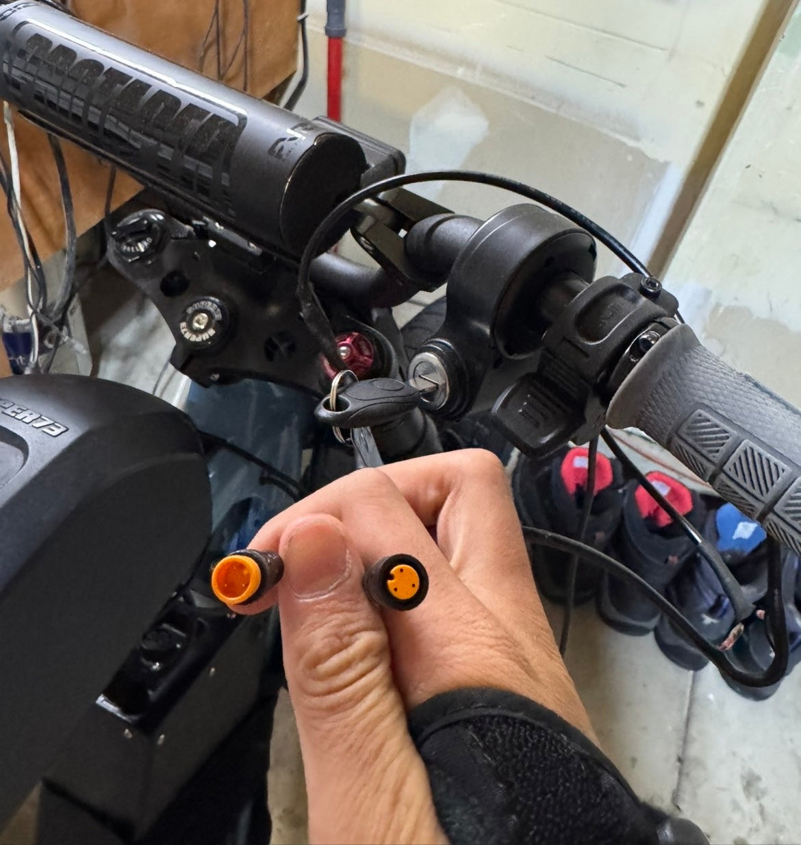 Super 73 key ignition