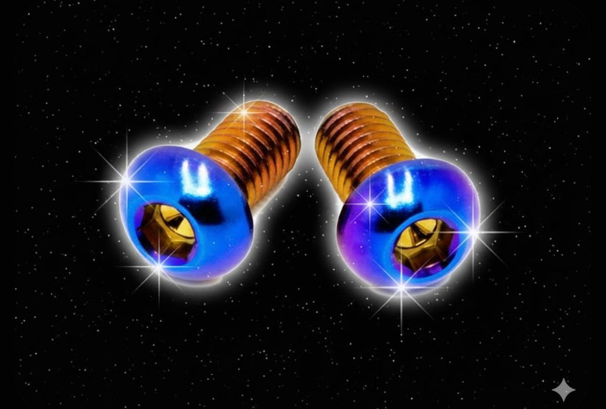 Titanium Ignition Cover Bolts for Surron (set of two)