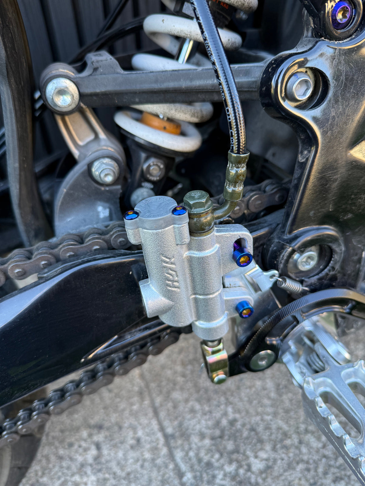 Foot brake Titanium Kit